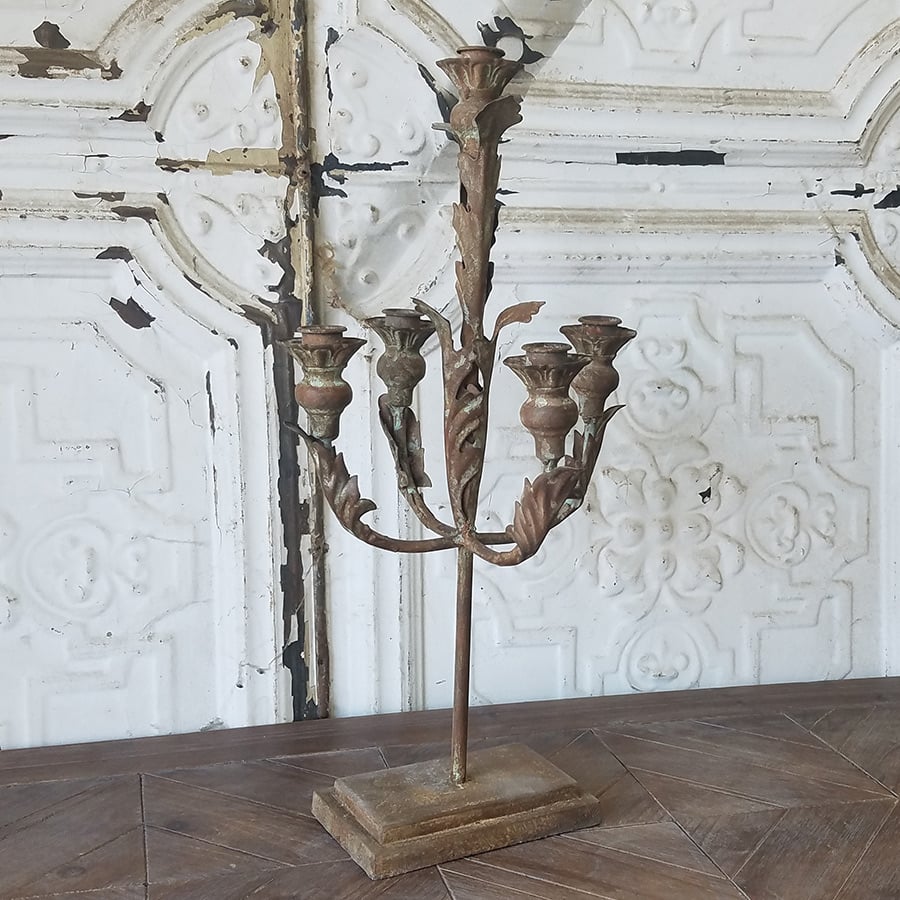 Acanthus Leaf Standing Candelabra