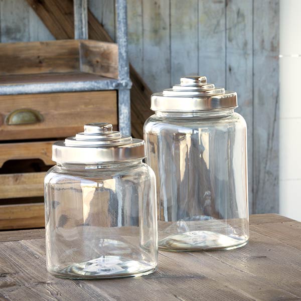 Apothecary Jars Set Of 2