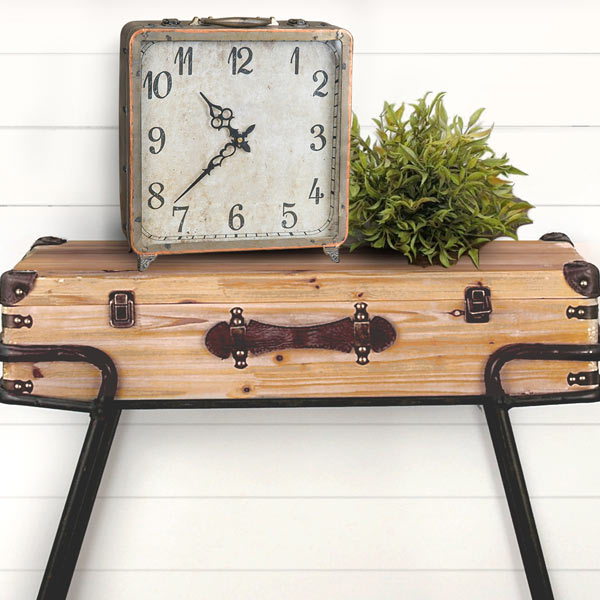 Vintage Traveling Case Clock